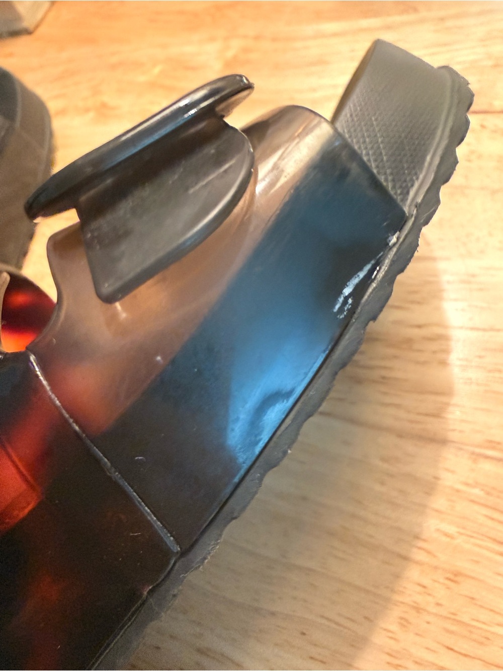 Melissa Jelly Slide Sandals in Tortoiseshell - Black & Brown - Picture 8 of 14